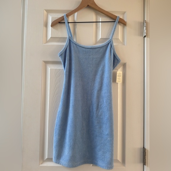 Abercrombie and fitch NWT blue Terry cloth mini dress size small - Picture 2 of 8
